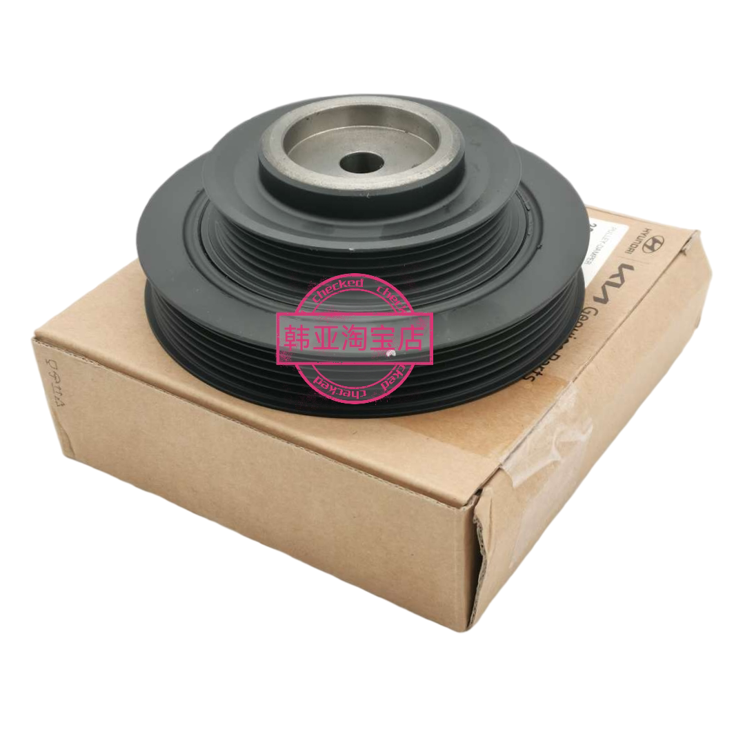 索兰托特拉卡欧菲莱斯雅科仕3.5曲轴皮带轮曲轴大轮皮带盘原装件