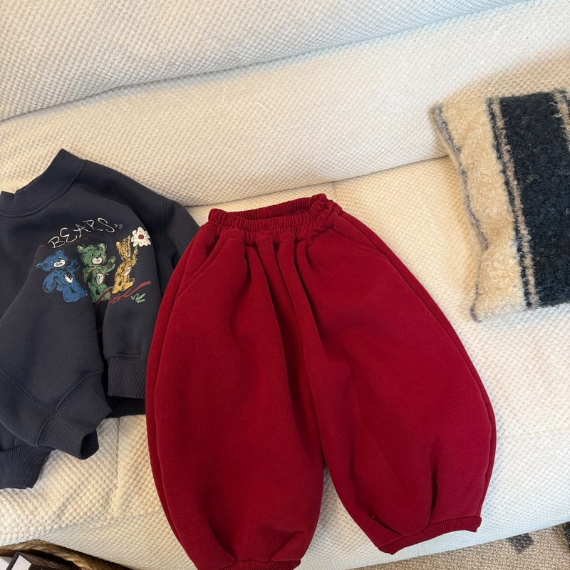 儿童冬季韩版中性款加厚一体绒卫裤FK130,童装/婴儿装/亲子装,裤子,淘宝优惠券,粉丝福利购,淘宝优惠卷