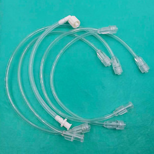 鲁尔加长转换接头延长管塑料管透明管内外螺纹公母外螺纹转换软管