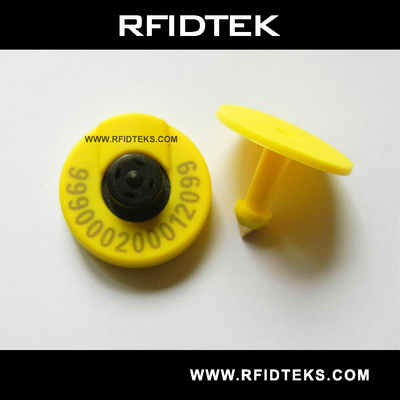 FDX-B 134.2KHZ ISO11784 RFI保险电子耳 RFID羊耳标 EM4305芯片