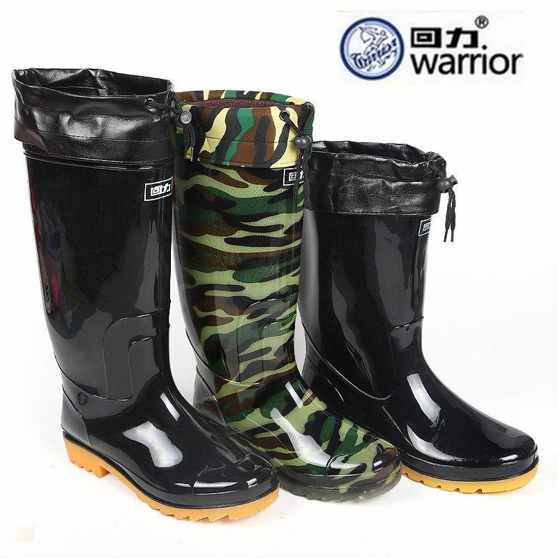 上海回力户外夏季水鞋软底防水防滑雨鞋雨靴胶鞋男中筒低帮套长筒