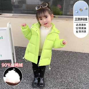 2025新款 保暖外套 儿童加厚羽绒服女童宝宝洋气1岁一3岁小朋友冬季