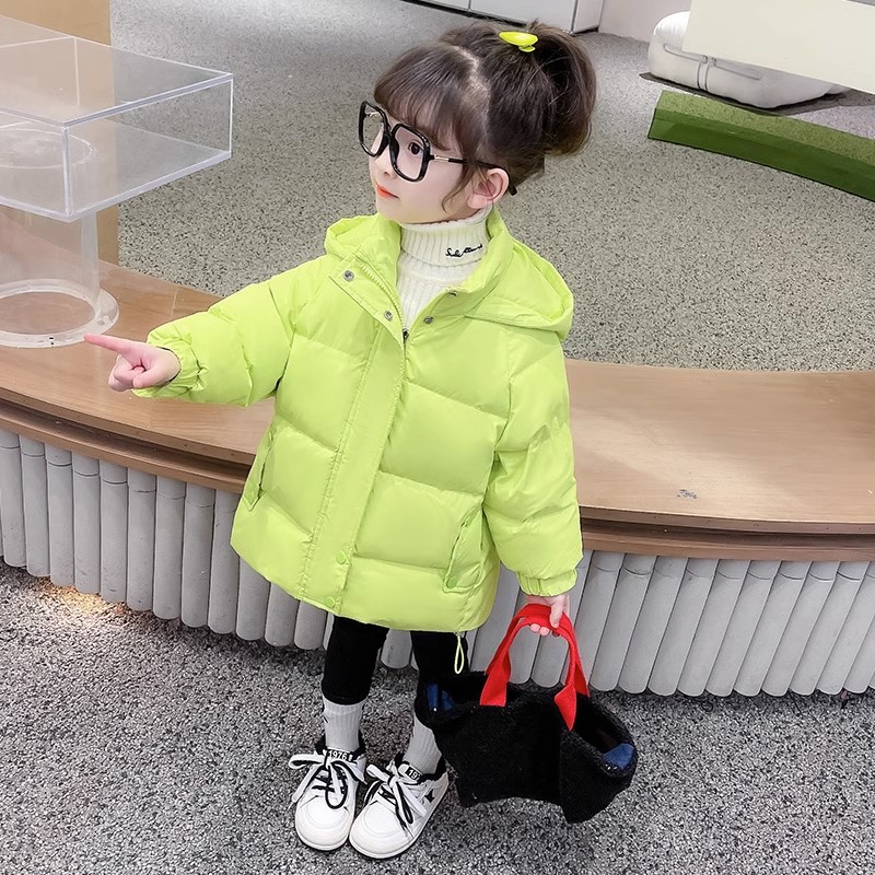 儿童羽绒服2025新款女童宝宝三防白鸭绒儿童时尚洋气加厚外套韩版