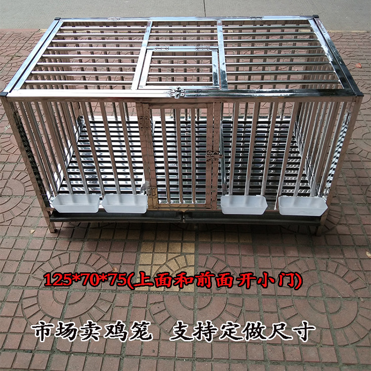 不锈钢鸡屋大号特大养殖笼自动清粪鸡舍家用家庭鸡笼多层鸡笼鸭笼