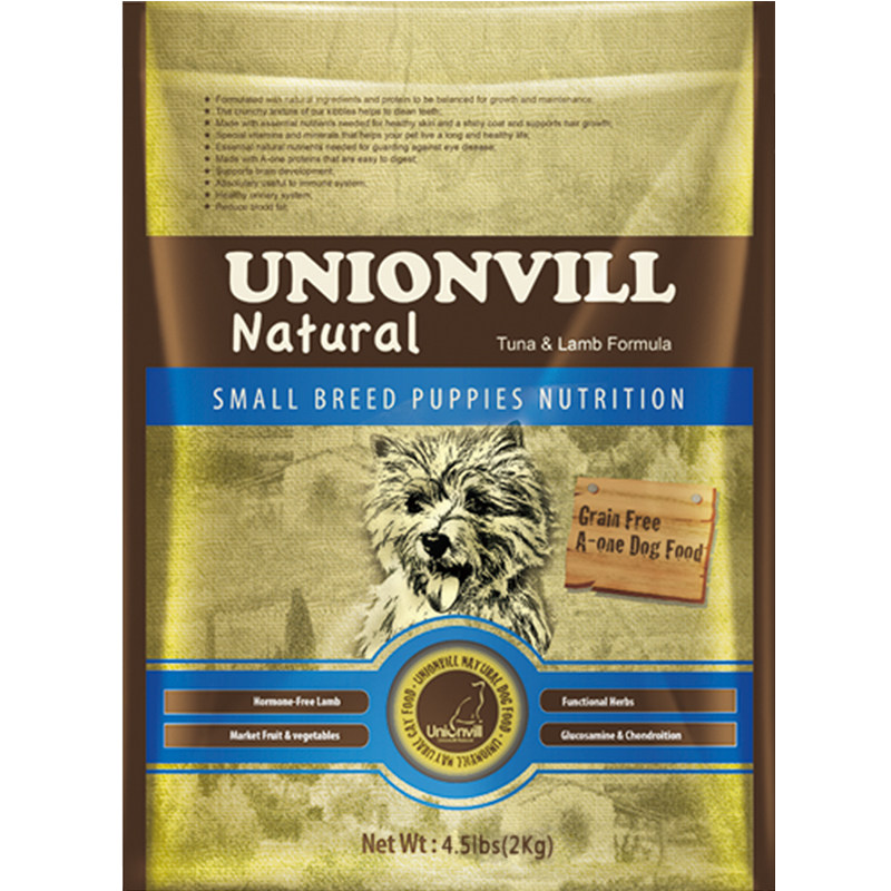 妙趣联合小型犬幼犬2kg鱼肉钙奶低敏粮美毛保护关节牙齿 金毛泰迪