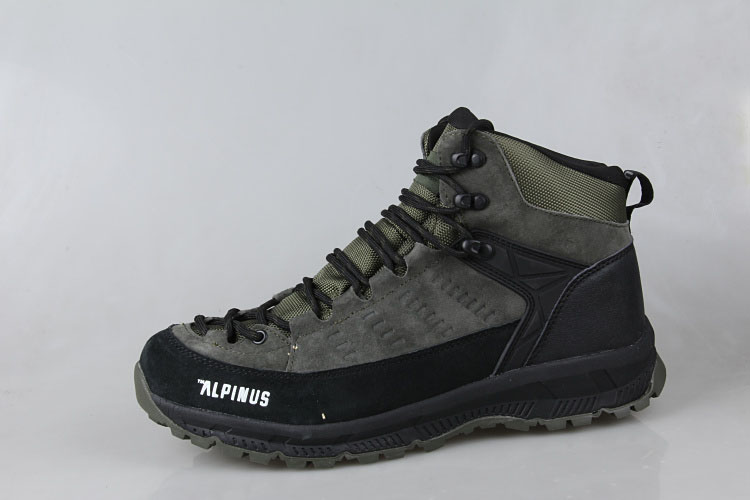 欧美原单46码男士头层猪皮高帮徒步登山鞋防水减震城市旅游户外鞋