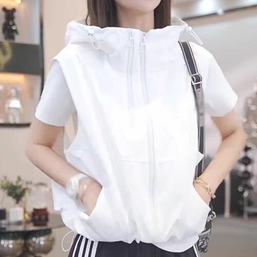 马甲外套女透气短款上衣