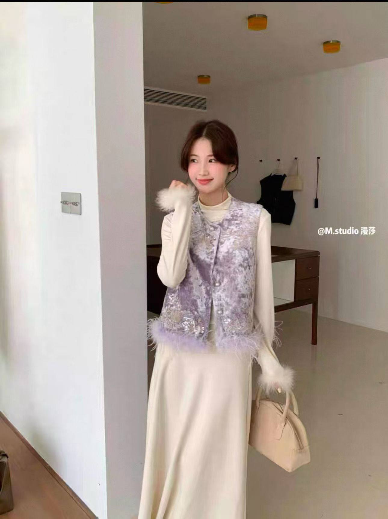 新中式国风马甲女2025新款秋冬高级感气质名媛无袖坎肩背心上衣