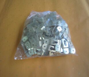 装裱材料  国画框用 【2眼大号暗挂】 挂钩-铜环-挂环 文房四宝