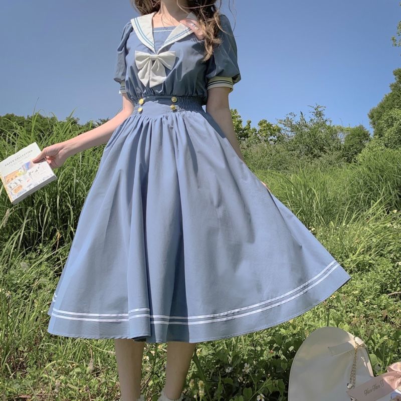 现货新款水手服制2025夏