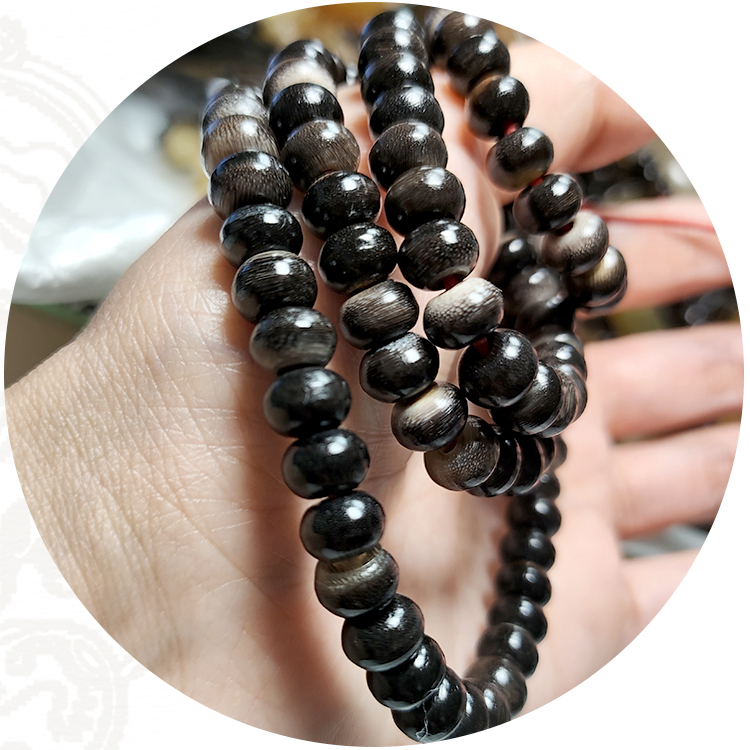 文玩佛珠黑驴蹄子天然手串手链