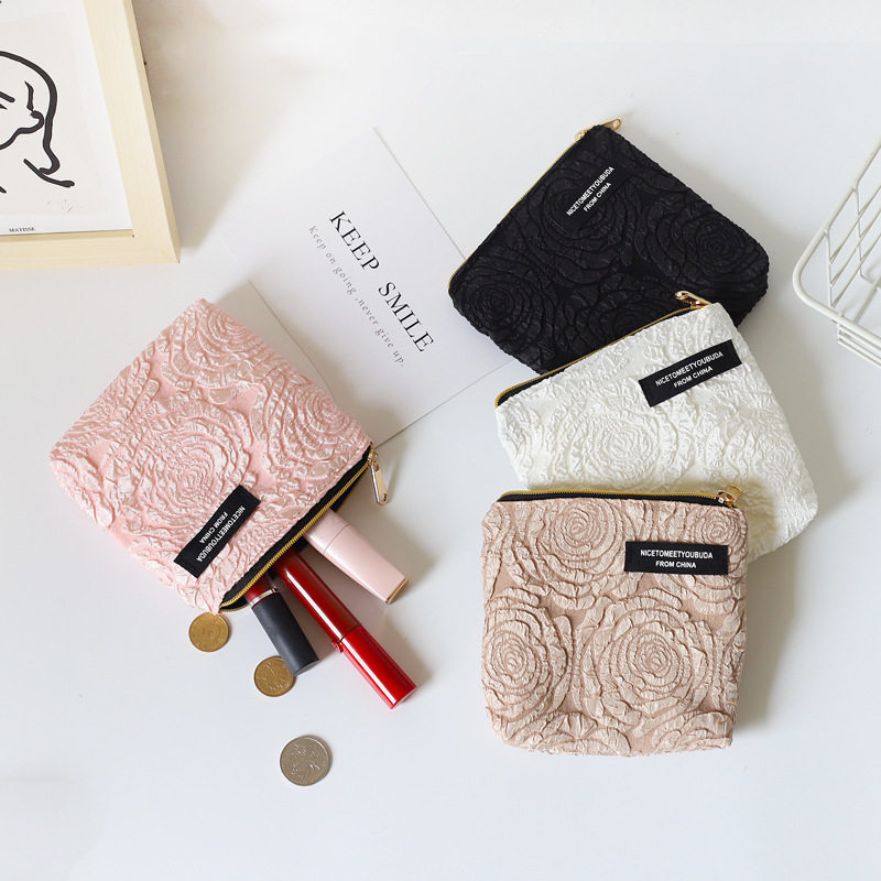 伊逊韩版玫瑰花卫生棉包日系可爱小众卫生棉收纳高级感姨妈巾包,收纳整理,卫生巾收纳包,淘宝优惠券,粉丝福利购,淘宝优惠卷