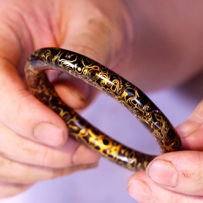 漆器手镯体验材料传承螺钿