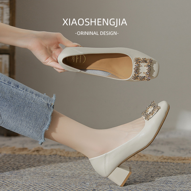 浅口单鞋女设计感小众2025新款