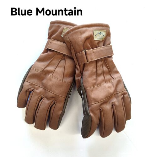 BLUE MOUNTAIN蓝山户外秋冬防水防风保暖滑雪运动3M棉手套防滑