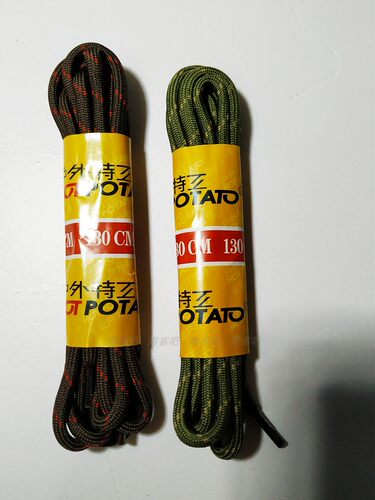 户外特工 原厂HOT POTATO 男女户外徒步登山鞋 专用圆鞋带