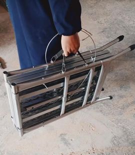 折叠马凳加厚升降多功能脚手架移动装 修平台凳施工登高圆腿马凳梯