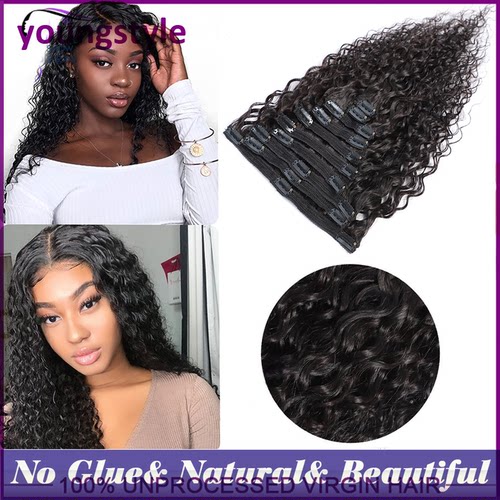 真人发卡子发humanhair