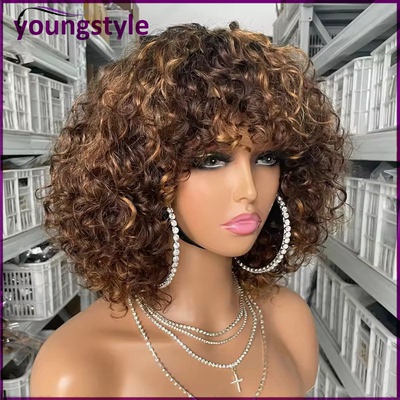 真人发丝bobwig假发humanhair