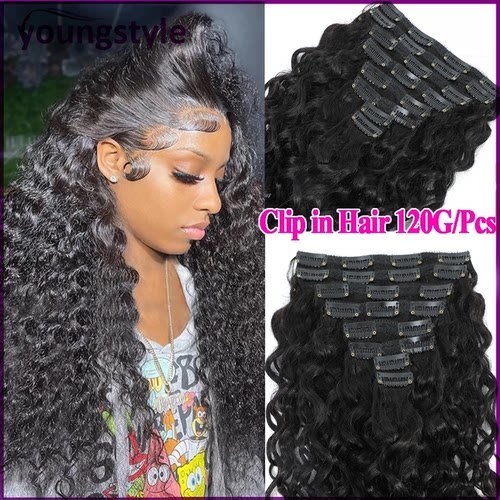 卡子发humanhair真人发