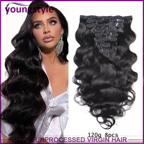 卡子发真人发humanhair