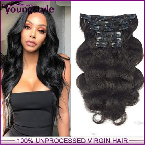 humanhair真人发卡子发