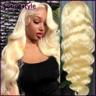 Blonde 613# body wave human hair wig 13*4 lace front wigs