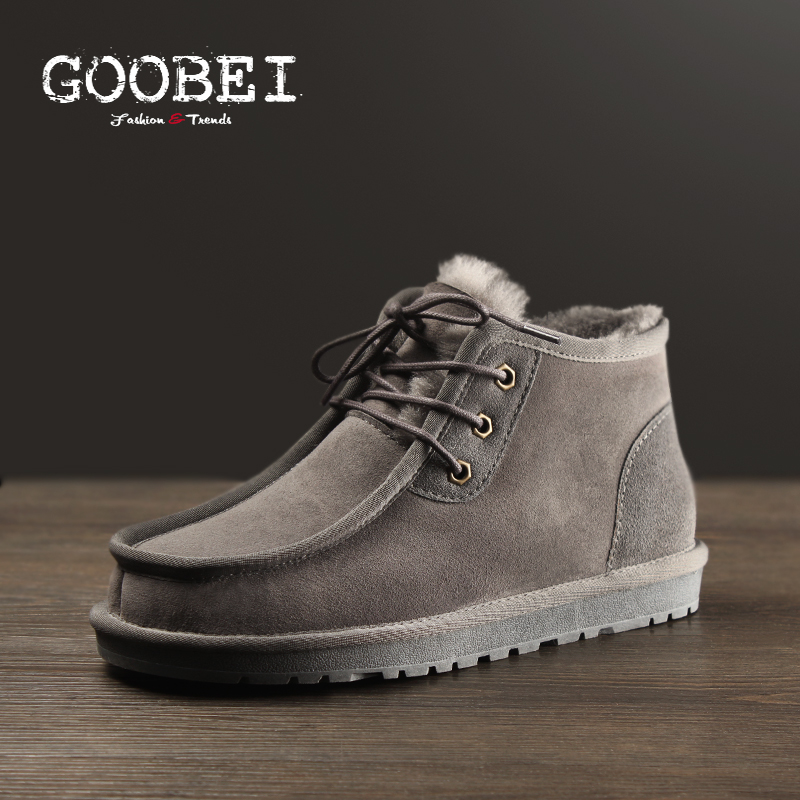 羊皮雪地靴东北全羊毛棉鞋