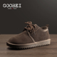 GOOBEI古贝2025新款 百搭真皮保暖鞋 男雪地靴加绒加厚防滑棉鞋 经典