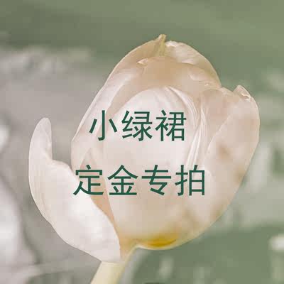 全棉小绿花裙补单定金