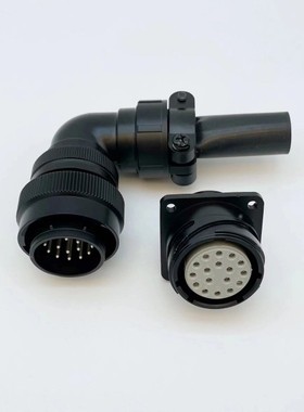 卡扣式CMS3106A20-29航空插头17芯圆形连接器安川机器人插头