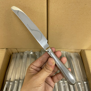 外贸库存不锈钢牛排刀西餐刀家用带锯齿锋利切牛扒专用西餐餐具