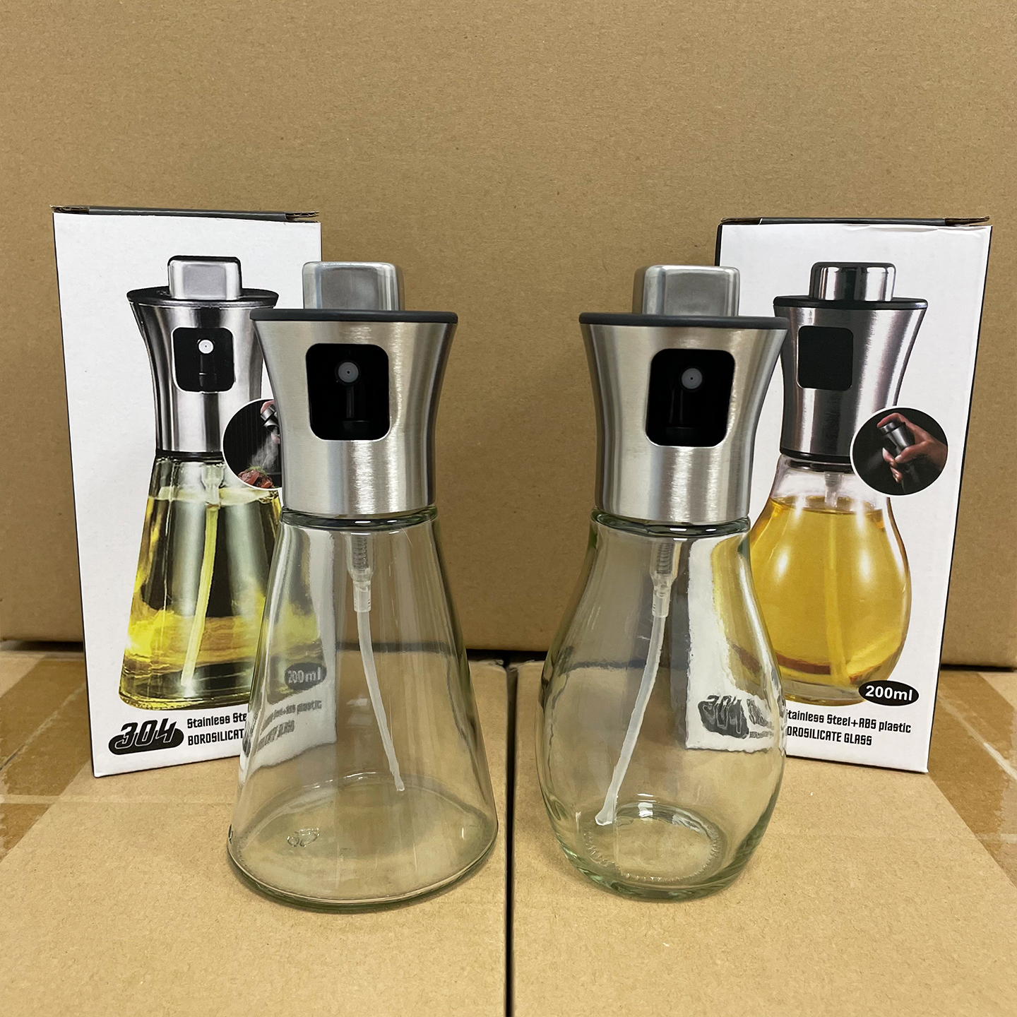 食品级304不锈钢喷油瓶雾化