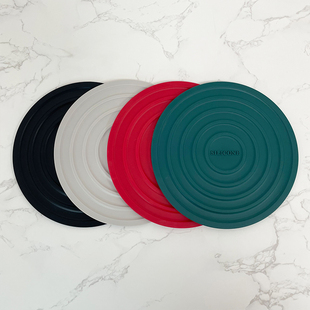 加厚硅胶隔热垫厨房耐高温圆形防滑垫餐桌防烫碗垫饭煲垫锅垫杯垫