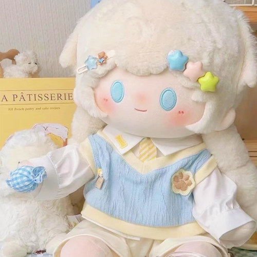 40cm娃衣棉花娃娃衣服学院风