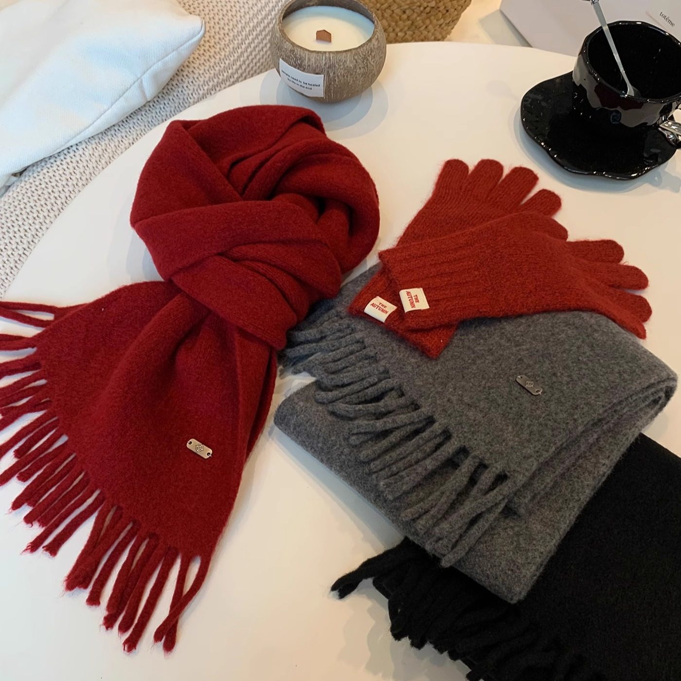 韩版ins流苏针织羊毛围巾女秋冬季2025新款保暖高级感情侣围脖潮,服饰配件/皮带/帽子/围巾,围巾/丝巾/披肩,淘宝优惠券,粉丝福利购,淘宝优惠卷