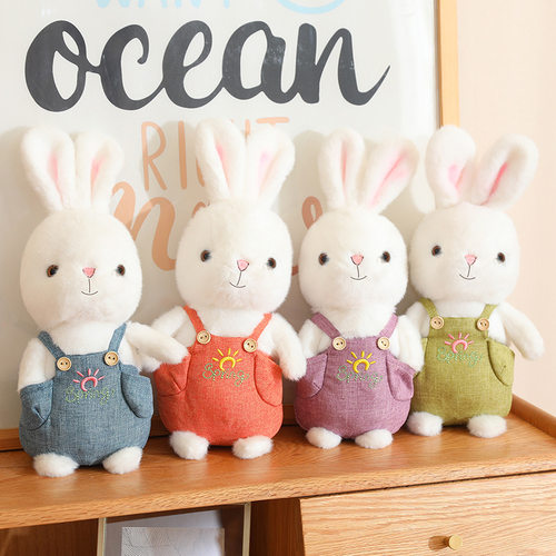 阳光兔毛绒玩具公仔可爱兔女孩礼