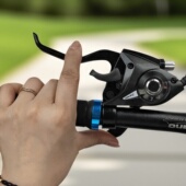 山地自行车变速器配件指拨刹车8三前拨档7调21速24铝合金套件大全