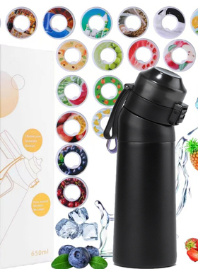 650ML亚马逊新款304不锈钢玩味保温杯便携吸管弹跳杯户外香味杯