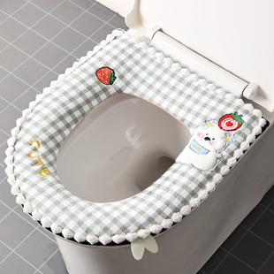 马桶坐垫四季通用拉链全包座便坐便套家用防水马桶秋季保暖马桶垫