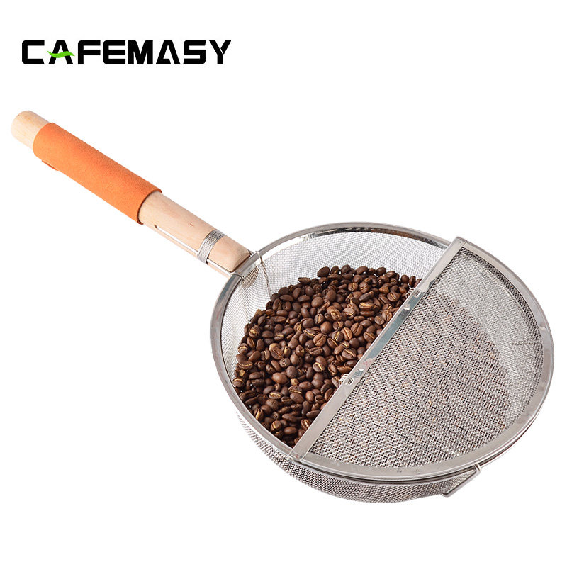 Cafemasy咖啡烘豆网烘焙器具坚果手网不锈钢炒豆网烤网家用明火 咖迈思 淘优券