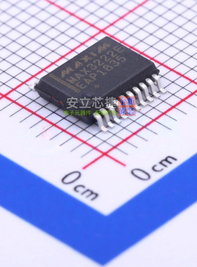 RS232芯片 MAX3222EEAP+T SSOP-20 MAXIM(美信) 电子元件全新原装