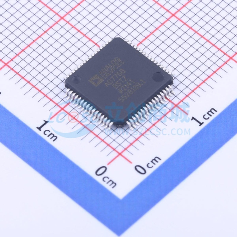 模数转换芯片ADC AD7768BSTZ-RL LQFP-64 ADI(亚德诺) 电子元器件