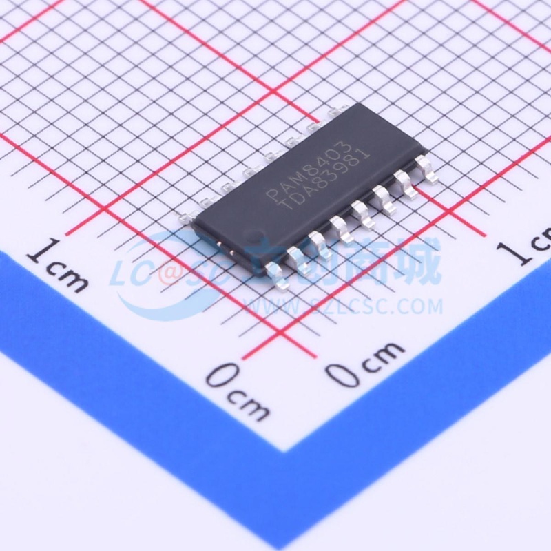 音频功率放大器 PAM8403DR-H SOIC-16 DIODES(美台) 电子元件配单