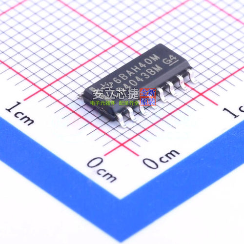 锁存器 CD4043BDR SOIC-16 TI/德州 电子元器件配单全新原装