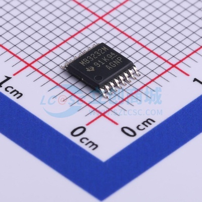 RS232芯片 MAX3232MPWREP TSSOP-16 TI/德州 电子元器件原装正品