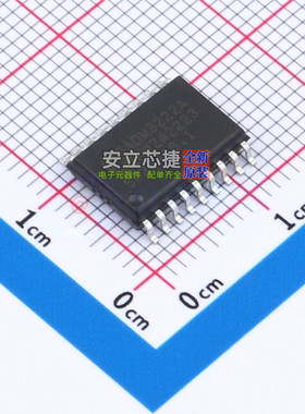RS232芯片 ADM3222ARWZ SOIC-18 ADI(亚德诺) 电子元器件全新原装