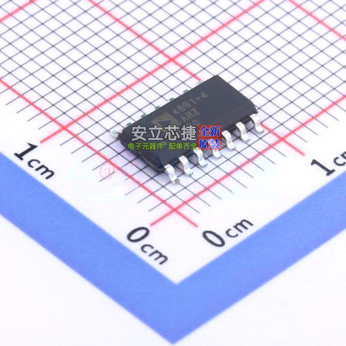 运算放大器 ADA4891-4ARZ-R7 SOIC-14 ADI(亚德诺) 电子元件配单