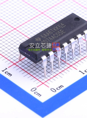 反相器 CD74AC05E DIP-14 TI/德州 电子元器件配单全新原装