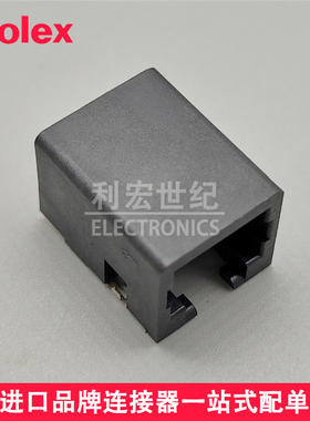Molex 441440005 44144-0005 莫仕原装RJ11网络接口 6P6C卧贴母座